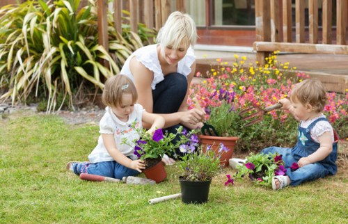 Person using a screen reader to access Hounslow lawn maintenance information